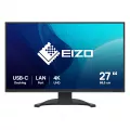 Eizo 27 Inch 16:9 3840x2160 350 cd/sqm 178/178 IPS LCD USB-C Display Port 2xHDMI LANUSB hub 2/4 Auto EcoView black cabinet