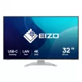 Eizo 31 5 Inch 16:9 3840x2160 350 cd/sqm 178/178 IPS LCD USB-C Display Port 2xHDMI LAN USB hub 2/4 Auto EcoView white cabinet