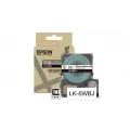 Epson Matte White/Black 24mm LK-6WBJ