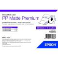 Epson PP Matte Label Prem Die-cut Roll 76x51mm 535 Labels