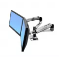 Ergotron LX SIDE BY SIDE DUAL ARM POLISHED ALUMINIUM