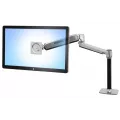 Ergotron LX HD Sit-Stand Desk Mount LCD Arm Polished