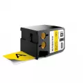 Dymo XTL (54 mm) All-Purpose Vinyl Black on Yellow (1 roll of tape)